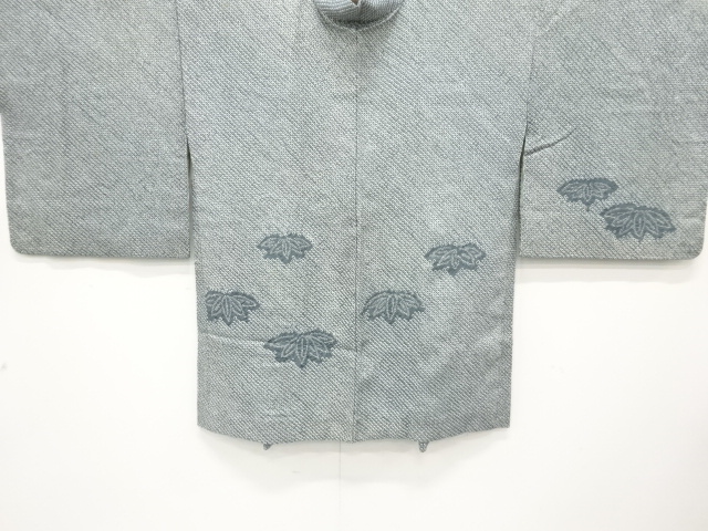 JAPANESE KIMONO / ANTIQUE HAORI / SILK / ALL SHIBORI / BAMBOO RASS